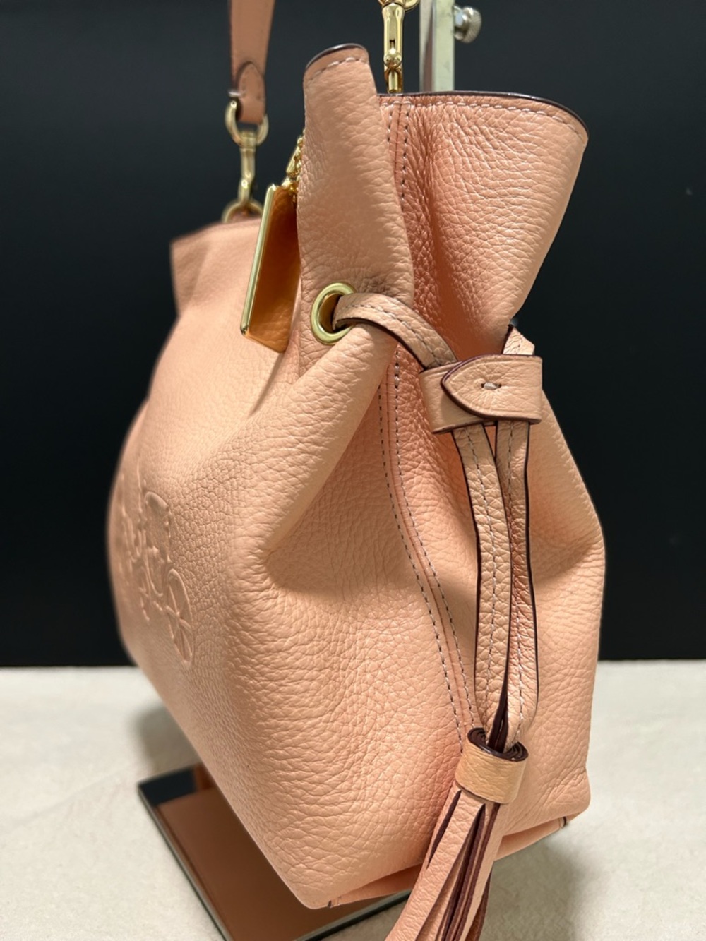 COACH Andy Horse & Carriage Pebble Leather 2Way Crossbody/Satchel - Picture 4 of 16